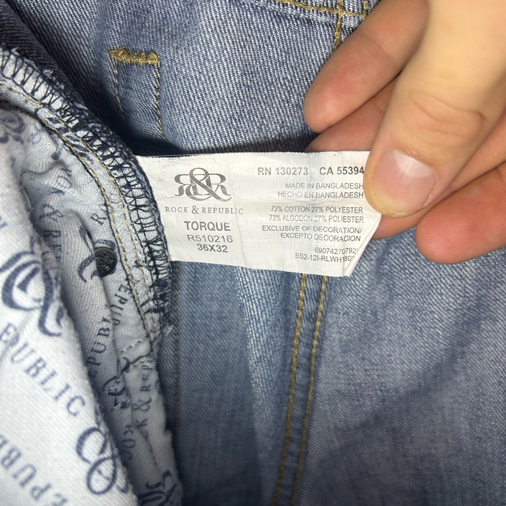 Vintage Rock & Republic baggy straight leg jeans - Picture 5 of 16